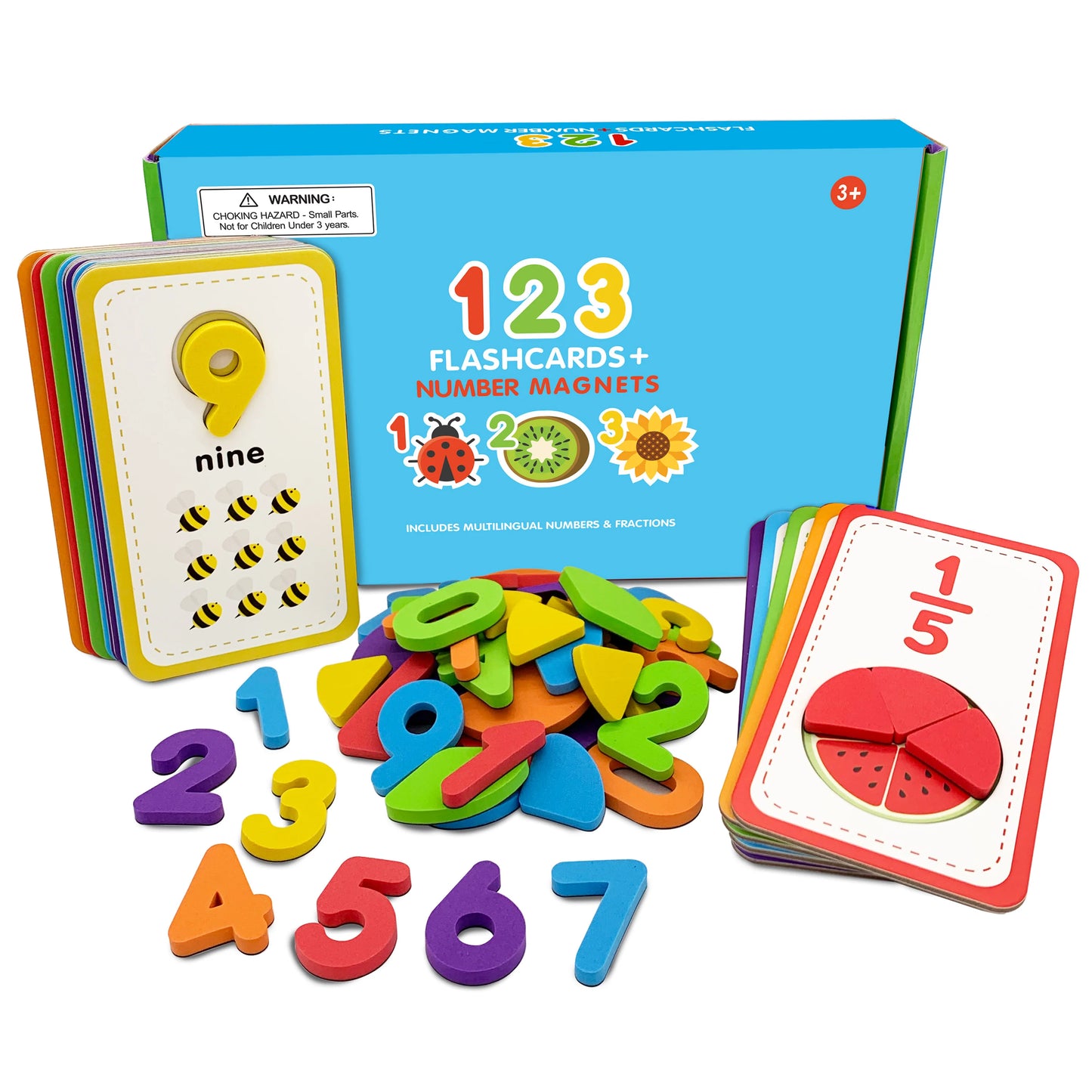 curious columbus Flashcards 123 Magnetic Numbers