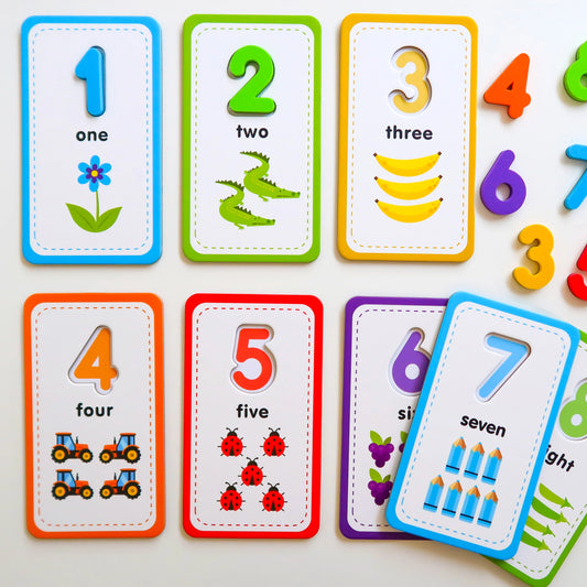 curious columbus Flashcards 123 Magnetic Numbers