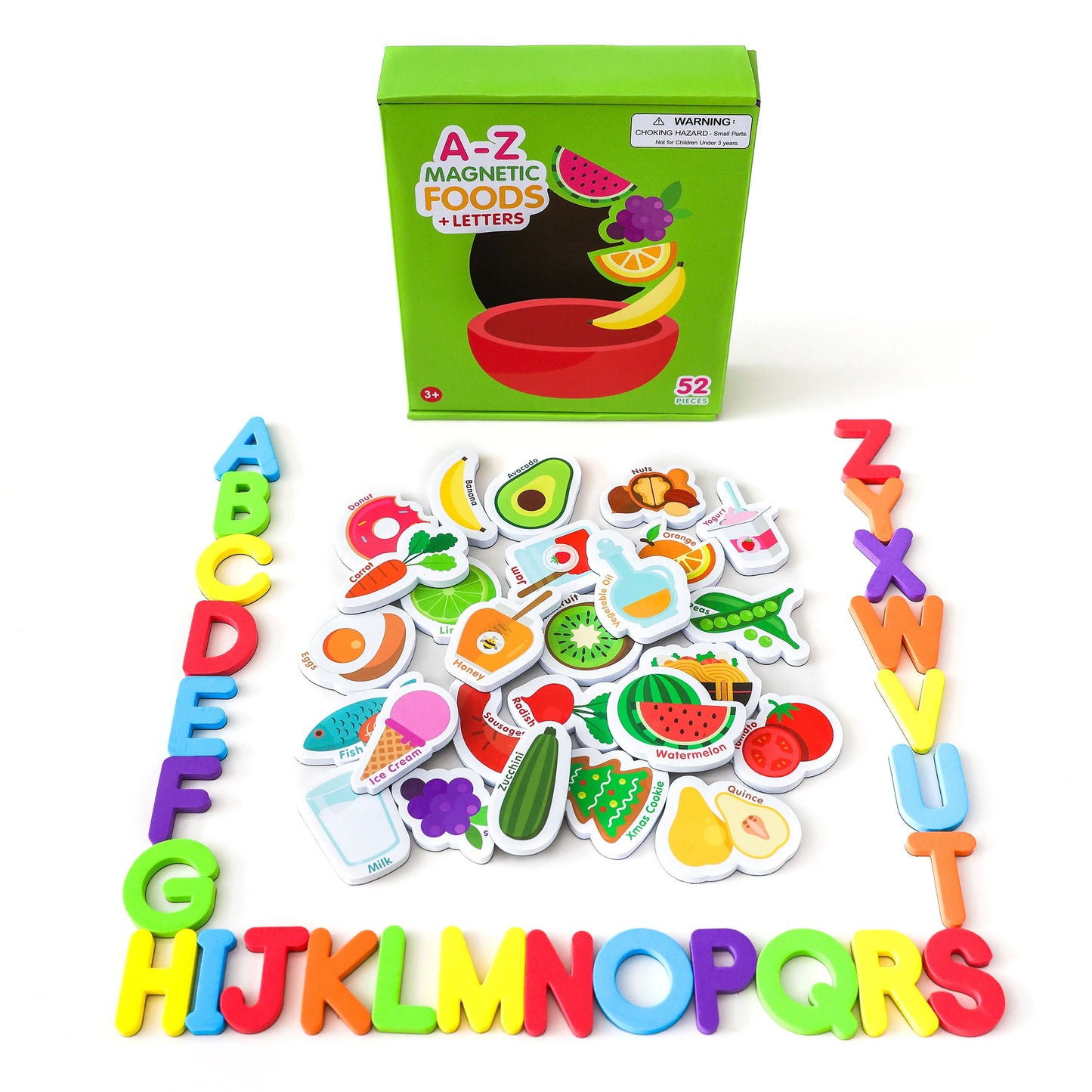 curious columbus Magnetic Foods & Letters