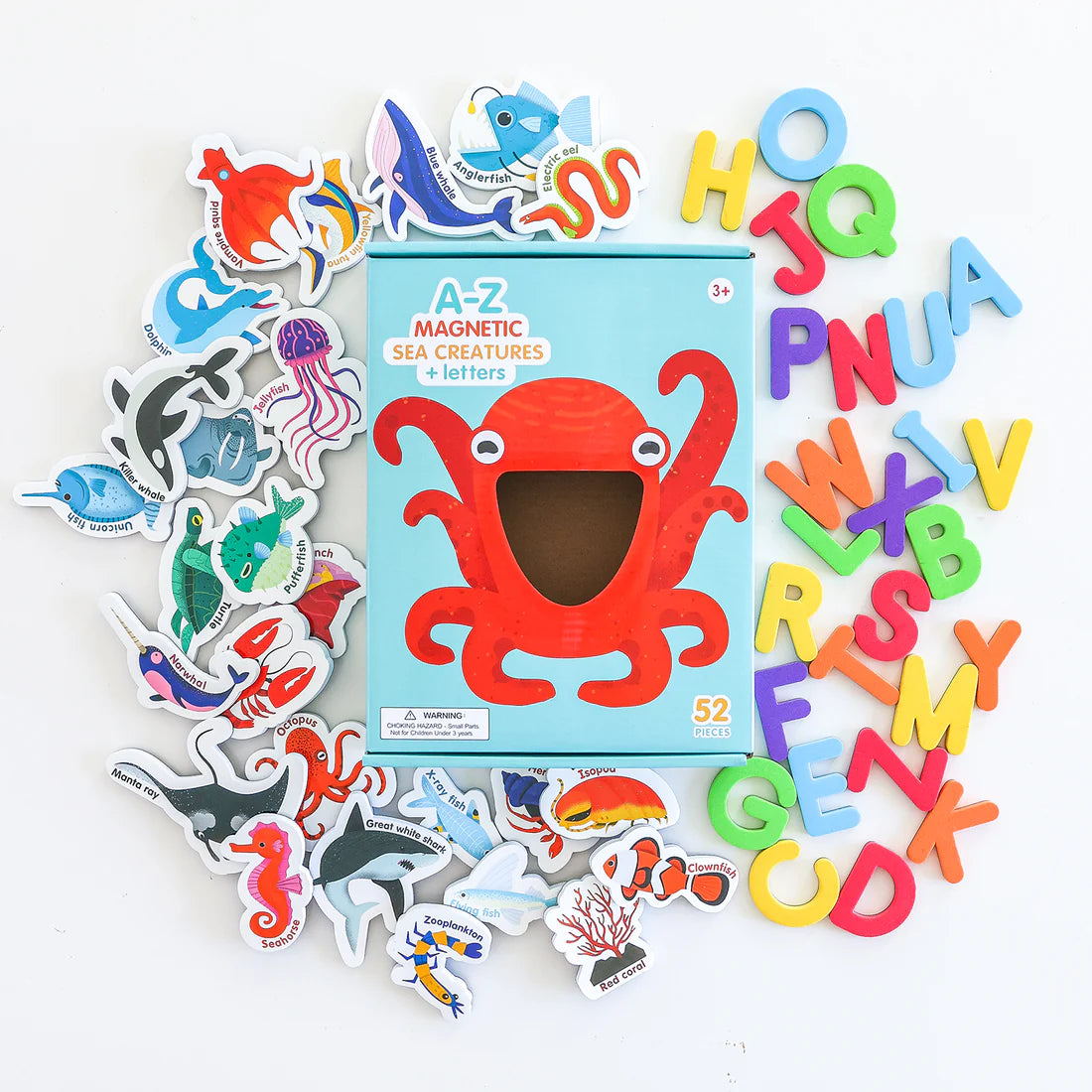 curious columbus Magnetic Sea Creatures & Letters