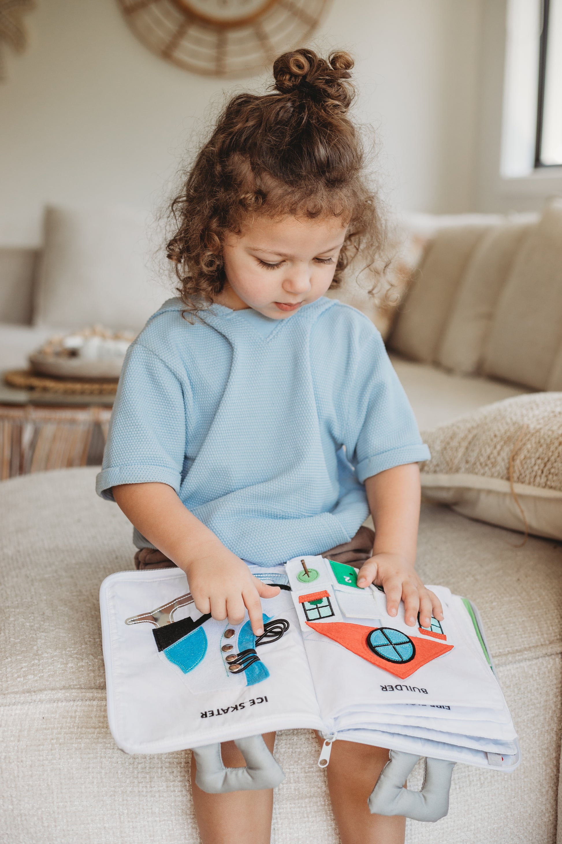 curious columbus When I Grow Up - Fabric Activity Book