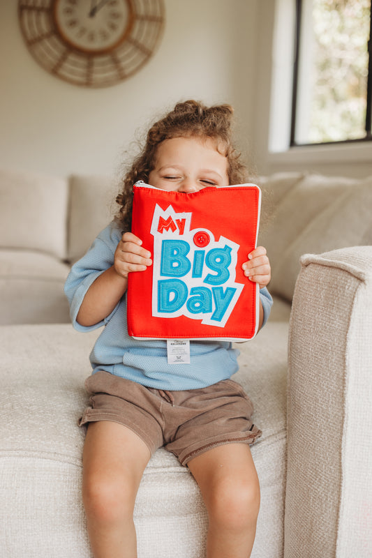 curious columbus my big day out fabric activity book