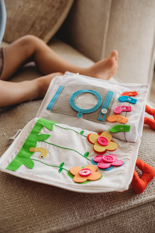 curious columbus my big day out fabric activity book