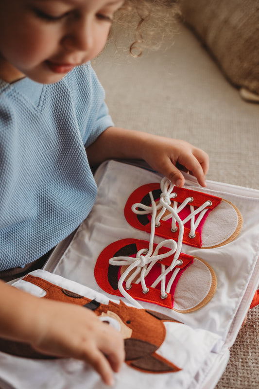 curious columbus my big day out fabric activity book