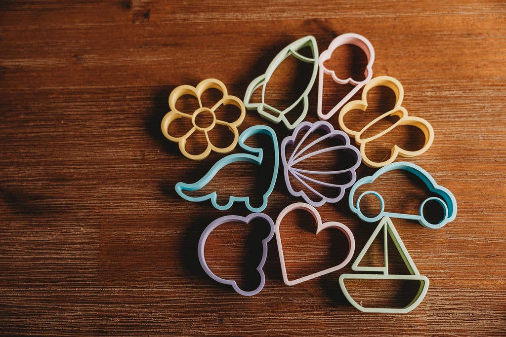 Assorted Colour Cutter Set - Eco Playdough Tool