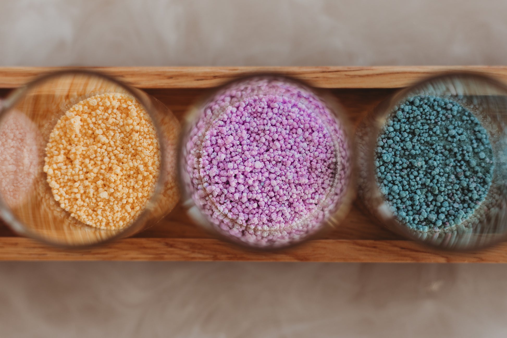 mermaid waters fuchsia pink purple sensory potion kit fizz 250g the saltwater collective bath bomb fizzy bubble