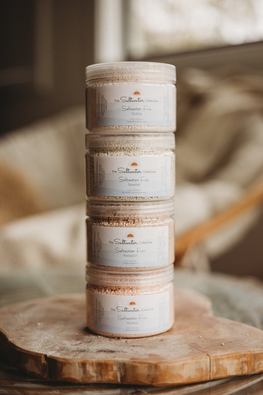 nautilus peach sensory potion kit fizz 250g the saltwater collective bath bomb fizzy bubble