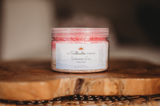 neapolitan ice cream brown white pink sensory potion kit fizz 250g the saltwater collective bath bomb fizzy bubble