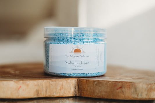 ocean blue foam sensory potion kit fizz 250g the saltwater collective bath bomb fizzy bubble