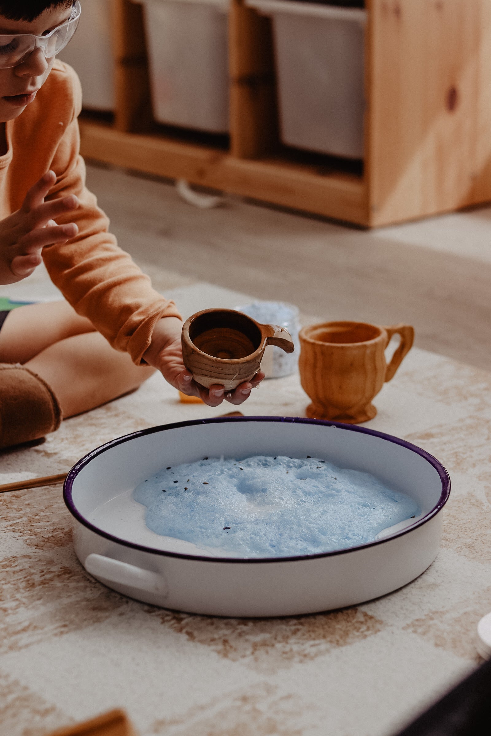 ocean blue foam sensory potion kit fizz 250g the saltwater collective bath bomb fizzy bubble