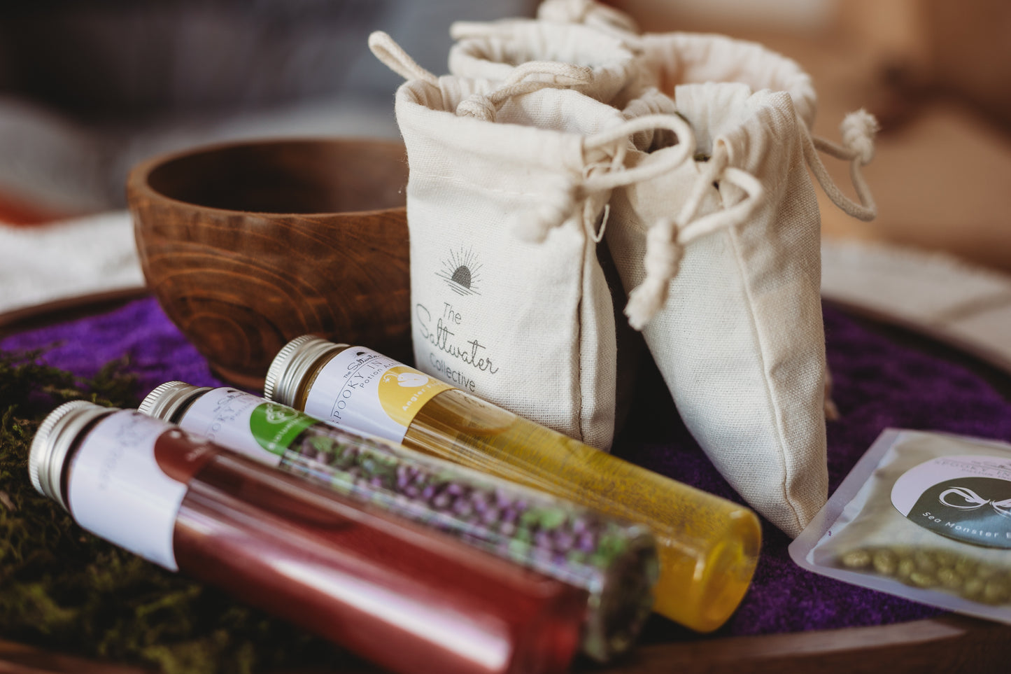 Spooky in the Deep Halloween Potion Kit - Large sensory play pouch