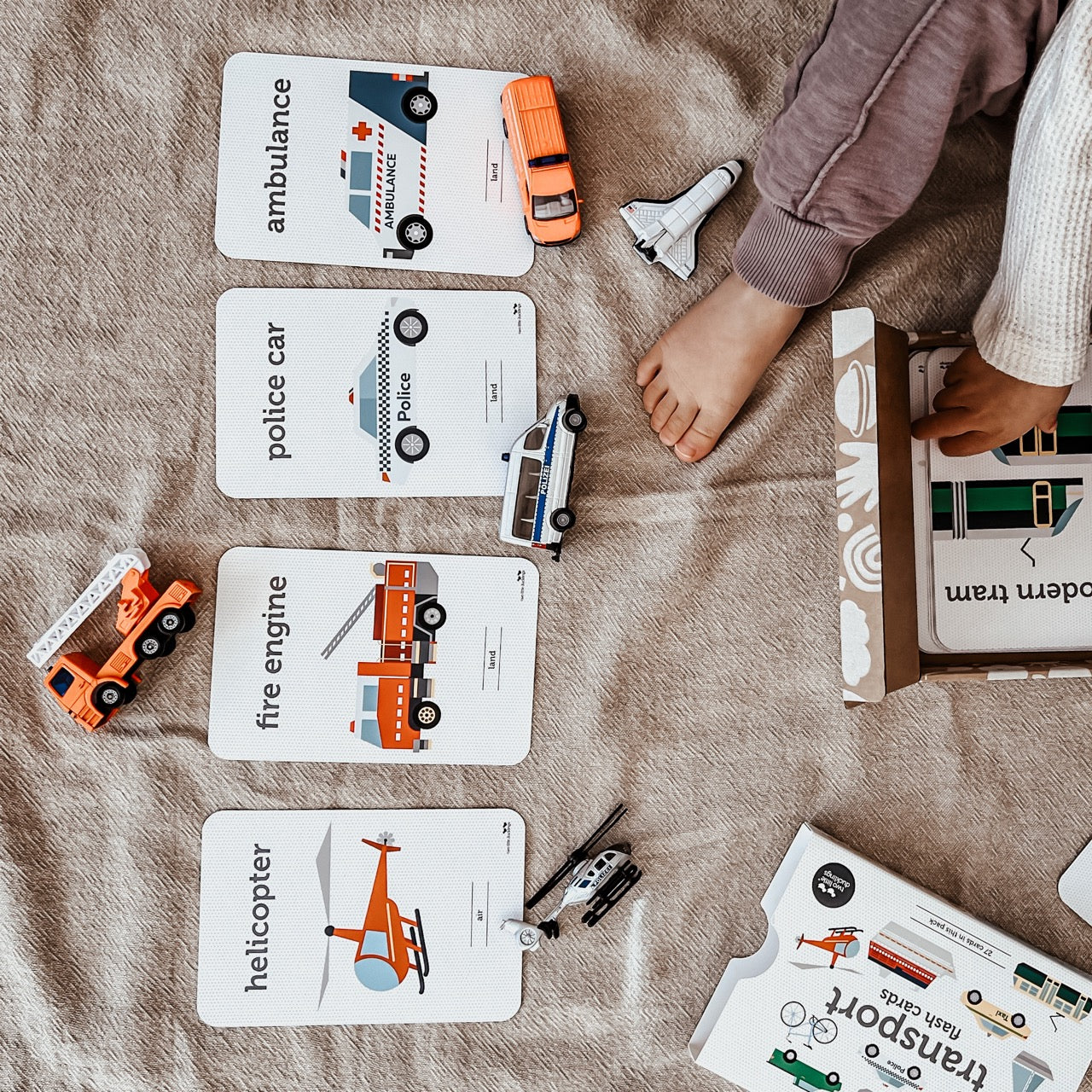 Transport Flash Cards