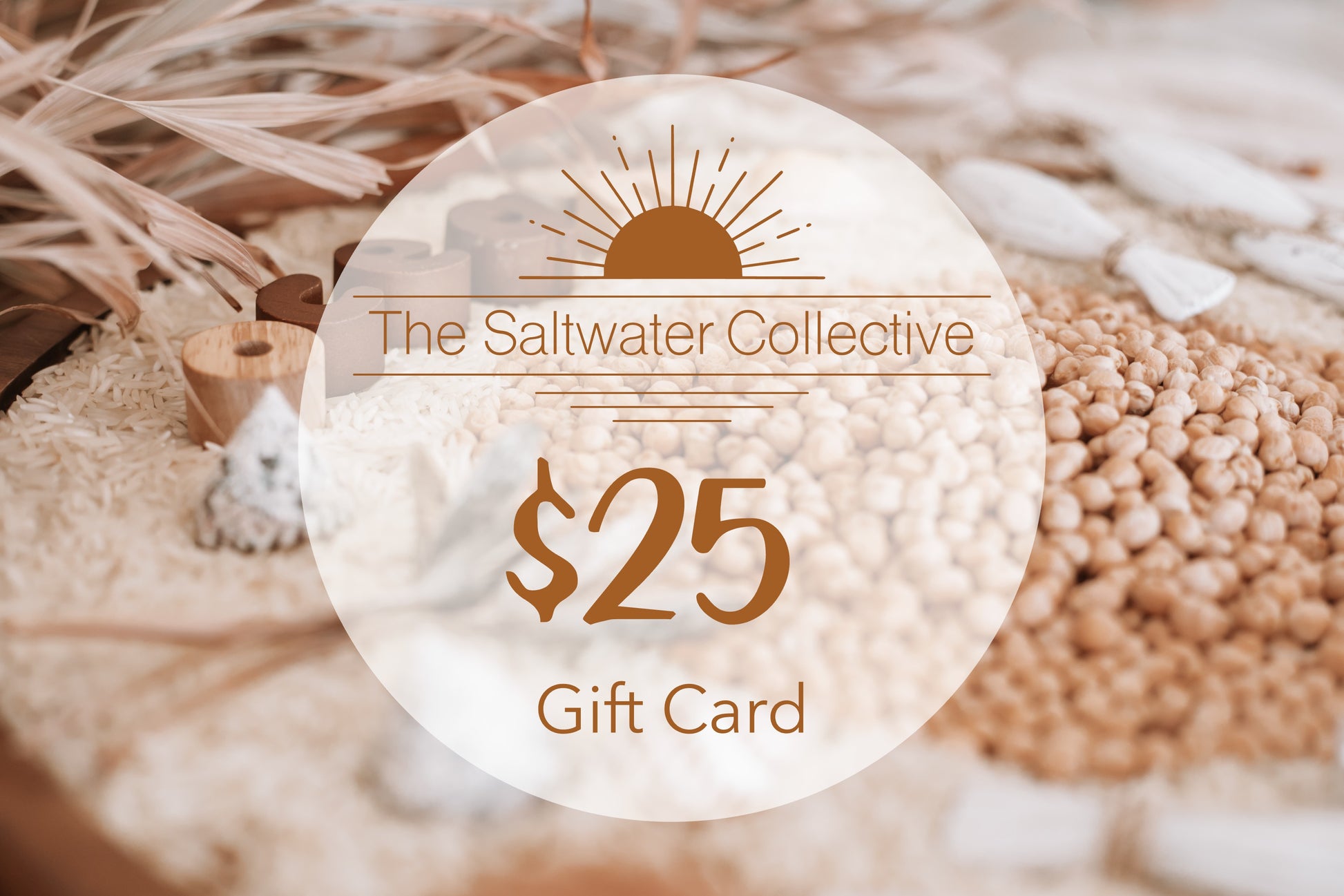 $25 gift voucher gift card the saltwater collective