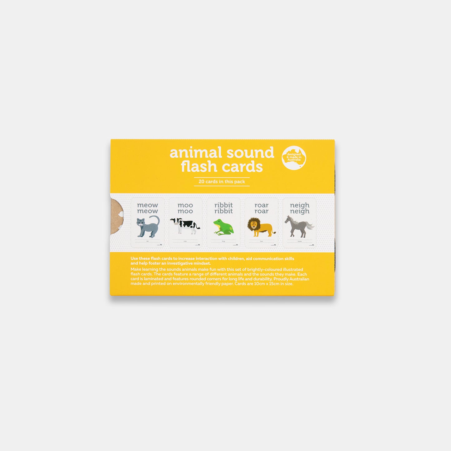 Animal Sounds Flash Cards Two Little Ducklings