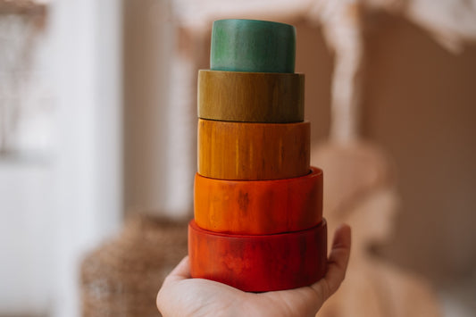 Bamboo Stacking Rings qtoys the saltwater collective