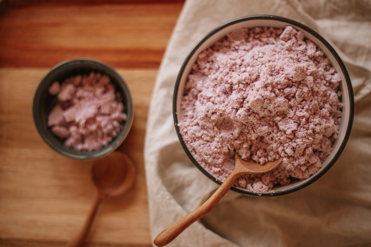 pink rose fizzy moon sand potion making the saltwater collective