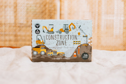 Construction Zone Flash Cards - Snap & Memory Game